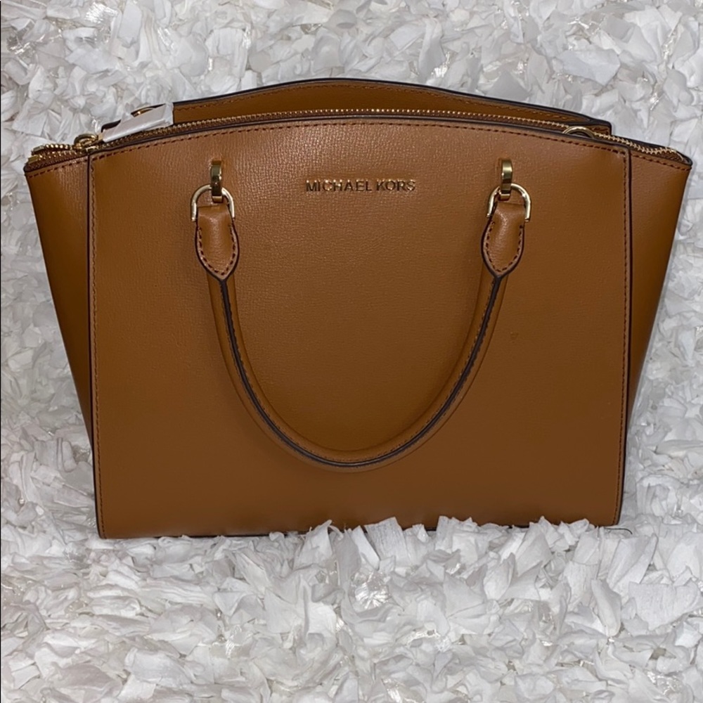 MICHAEL Michael Kors Ellis Lg Satchel Leather